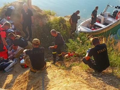 Tragedia w Sulejowie. Nie żyje młody mężczyzna. Poszedł popływać i już nie wrócił