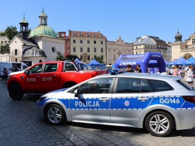 Policja świętowała w Krakowie. Przygotowano sporo atrakcji [ZDJĘCIA]