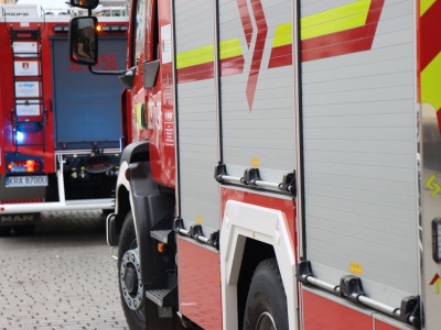 Kraków. Służby otrzymały zgłoszenie o pożarze mieszkania