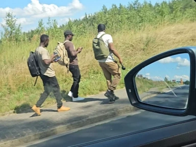 Cudzoziemcy w Osinowie Dolnym. 