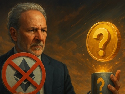 Peter Schiff grzmi: to już czas, sprzedaj swoje Ethereum! Tym razem zamiast złota poleca coś innego