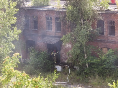 Pożar pustostanu we Wrocławiu