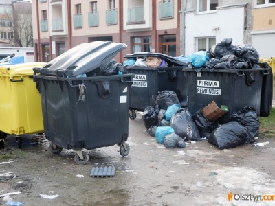 W 2024 roku mieszkańcy Olsztyna wyrzucili łącznie 54 tys. ton odpadów. To wzrost o 3 tys. ton
