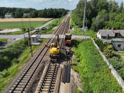 Ostatni etap przebudowy linii Skierniewice-Łowicz. Prędkość pociągów zwiększy się nawet o 60 km/h