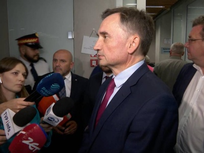 Ziobro pojawił się na komisji regulaminowej w Sejmie. 
