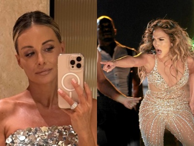 Rozenek poszła na urodziny Jennifer Lopez. Sukienka jak kula dyskotekowa