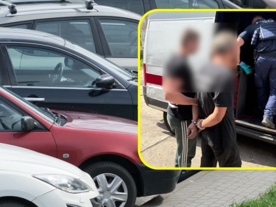 Zaparkował nieprawidłowo. Pieszy zwrócił mu uwagę, a ten wyciągnął broń