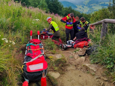 Intensywny okres dla ratowników GOPR Bieszczady. Od urazów po skomplikowane akcje ratunkowe