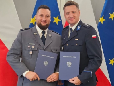 Funkcjonariusz z naszego regionu nagrodzony w ogólnopolskim konkursie „Policjant, który mi pomógł”