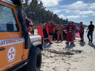 Dramat nad morzem. Turysta zniknął sto metrów od strzeżonej plaży