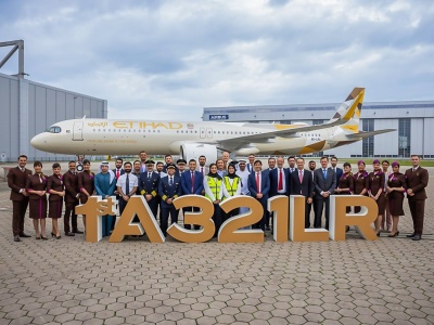 Etihad odebrał pierwszego airbusa A321LR