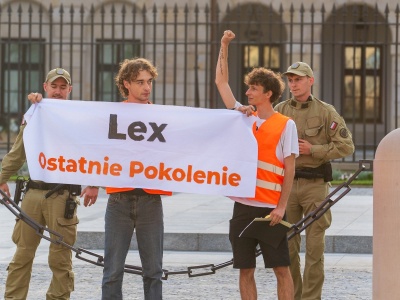 Ostatnie Pokolenie przed Pałacem Prezydenckim. Żądania pod adresem Nawrockiego