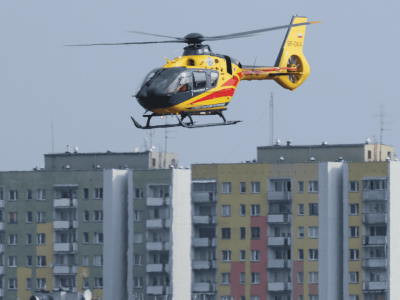 3-latek wypadł z balkonu. Śmigłowiec LPR prawie rozbił się przy lądowaniu
