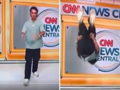 Wpadka w TV na żywo. Chciał zrobić trik, wylądował twarzą na ziemi. Konieczna była wizyta w szpitalu