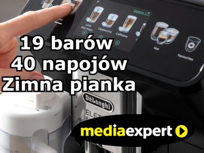 Ładna cena ekspresu DeLonghi. Raz, że taniej, dwa, że mamy bon na zakupy