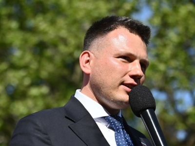 Mentzen przyjechał do Zabrza. Poparł kandydata Konfederacji na prezydenta