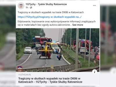Tragiczne wypadki w Katowicach. Nie żyje kobieta w ciąży. Na miejscu robili cesarskie cięcie