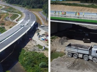 S19 na Podkarpaciu nabiera kształtów. Już widać asfalt i estakady