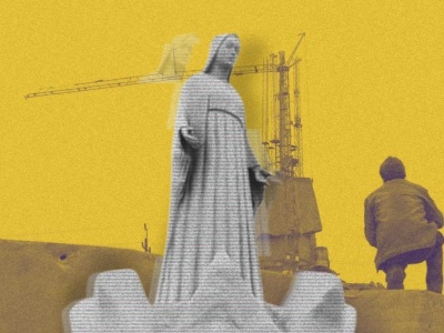 Tu miliarder buduje gigantyczny pomnik Matki Boskiej. W sieci oburzenie, ale mieszkańcy czują dumę