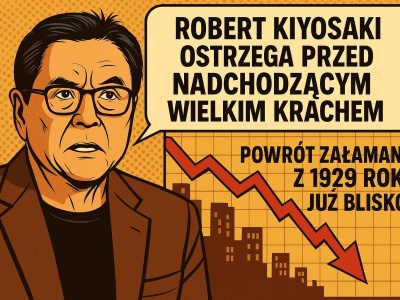 Robert Kiyosaki ostrzega przed nadchodzącym wielkim krachem: Powrót załamania z 1929 roku już blisko?