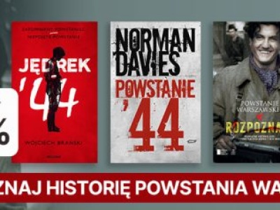 Promocje dnia – 29.07.2025: Powstanie, Serie, Poradniki, Waloch, Ohlsson, Kryminały, Kobiece, Filia