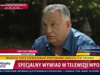 Orban udzielił wywiadu polskiej telewizji. Padły mocne słowa