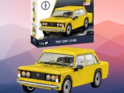 Promocja na klocki COBI Cars w Empiku. Kultowy Duży Fiat oraz VW Golf GTI już od 42,99 zł!