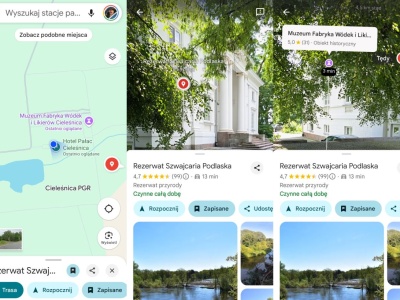 Ikona aparatu pojawia się w Google Maps tylko czasami. Kliknij i przenieś się w inny wymiar