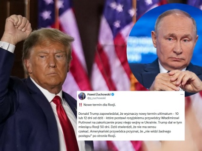 Donald Trump dał Władimirowi Putinowi 10 dni na zakończenie wojny w Ukrainie