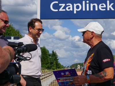 Symboliczna nazwa dworca w Czaplinku dla WOŚP