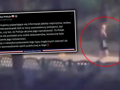 Atak w Sosnowcu. Policja zastrzeliła agresora. Wiadomo, kim był