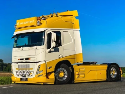 Volvo FM Electric po klasycznym tuningu, zupełnie niewyglądające na elektryka