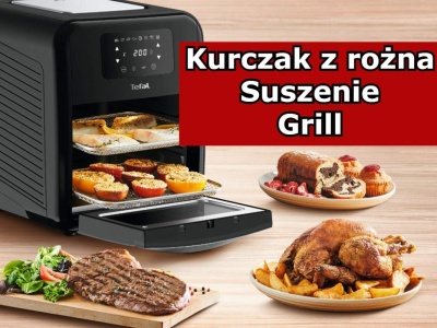 Ten Air Fryer robi kurczaka z rożna i 3 dania jednocześnie - a teraz jest dużo tańszy