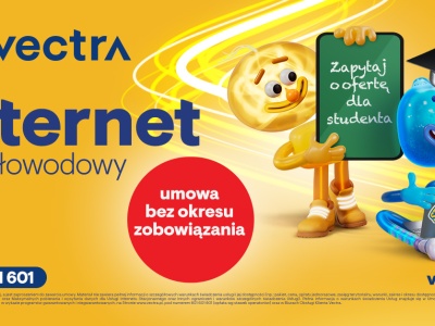  Rok akademicki 2025 z Vectrą – Internet bez zobowiązań dla studentów i uczniów