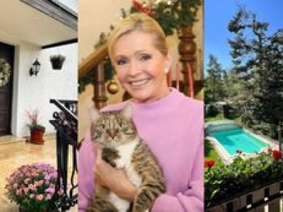 Tak wygląda dom Heleny Vondrackovej: basen w ogrodzie, półka z nagrodami i mnóstwo kwiatów