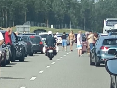 Totalny paraliż na S7! Kierowcy znaleźli nietypową rozrywkę