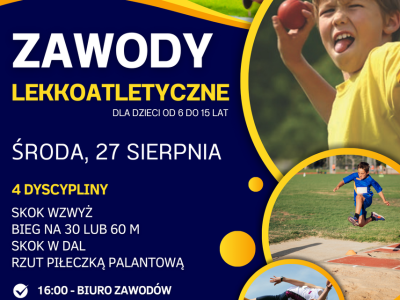 Zawody Lekkoatletyczne dla najmłodszych – zapisy właśnie ruszyły! [ Sport ]