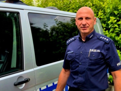 „Policjantem się jest, a nie bywa”. Nadkomisarz z Kętrzyna udowodnił to w praktyce