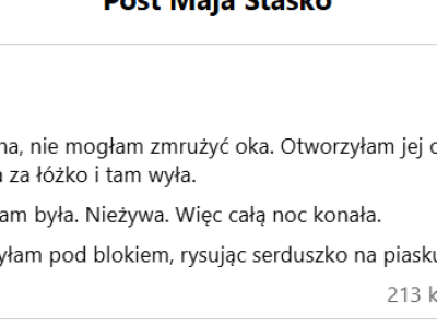 And the Oscar goes to… Maja Staśko.