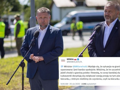 Minister spraw wewnętrznych zwraca uwagę, że wkrótce Białoruś będzie jeszcze śmielej przerzucać nam migrantów