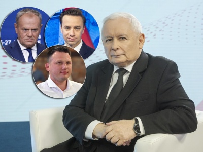 Jarosław Kaczyński mówi o współpracy Tuska i Konfederacji. 