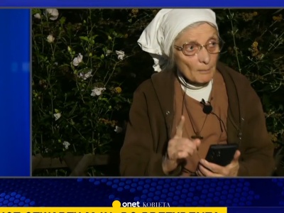 Siostra Chmielewska musiała przerwać wywiad na żywo. Jej adoptowany syn dostał ataku padaczki