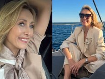 Anna Kalczyńska eksponuje ZGRABNĄ SYLWETKĘ w mocno wyciętym stroju kąpielowym na jachcie