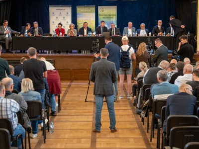 Konferencja ministra rolnictwa na Żuławach