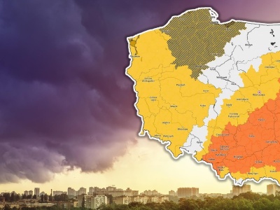 Niemal cała Polska objęta ostrzeżeniami IMGW. Niebezpieczne zjawiska w każdym województwie