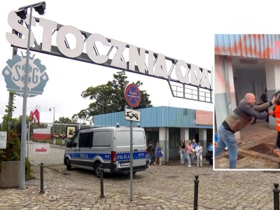 Zdewastowali historyczną bramę Stoczni Gdańskiej. Ostatnie Pokolenie w akcji