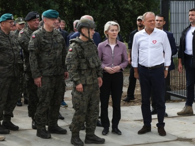 Ursula von der Leyen na polskiej granicy: 800 mld euro w ramach planu obronnego
