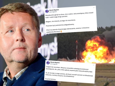 Były europoseł PiS próbuje się wytłumaczyć z nazwania zmarłego pilota F-16 
