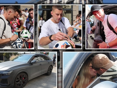 Debiutant przyjechał wypasioną furą! Zgrupowanie piłkarskiej kadry rozpoczęte (ZDJĘCIA)