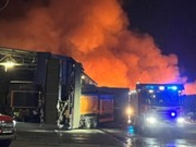 Wielki pożar odpadów pod Lublinem. Akcja może potrwać dni